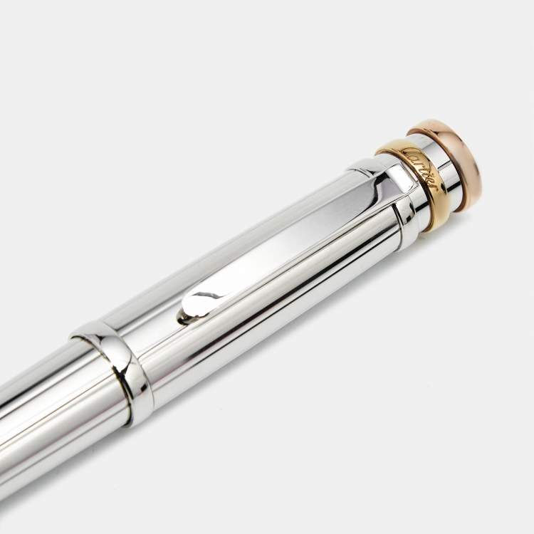 Pre Owned CartierTrinity de Cartier Three Tone Metal Rollerball Pen