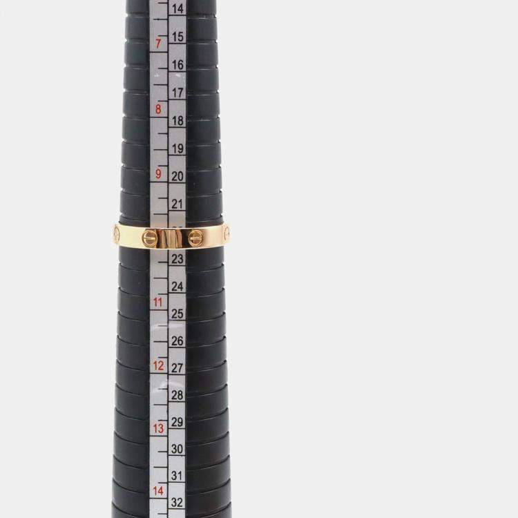 Pre Owned Cartier Love 18K Pink Gold Ring EU 62