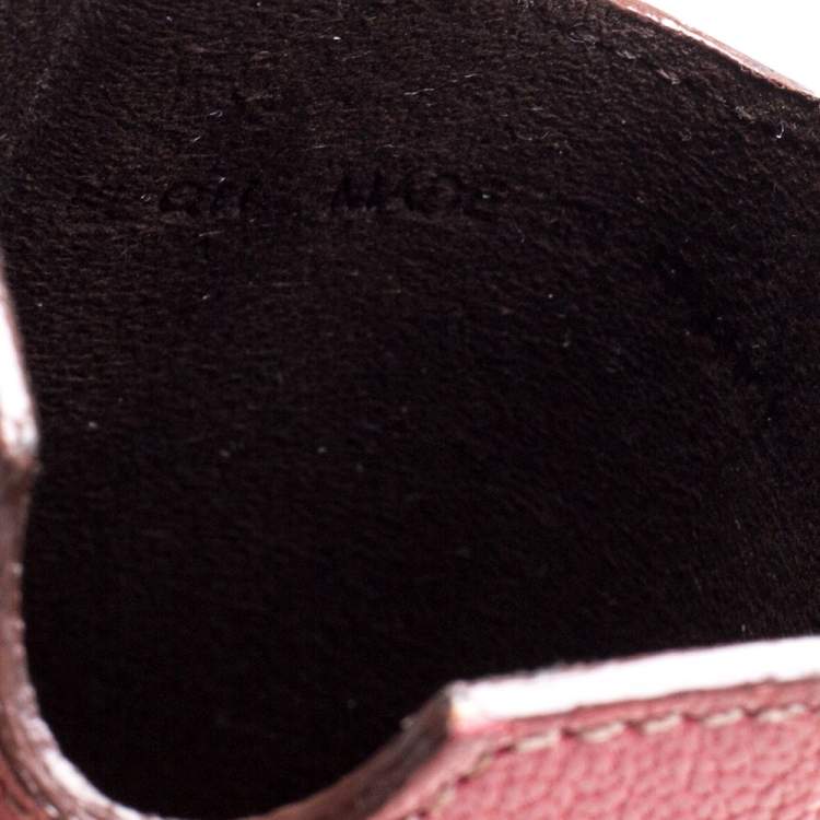 Pre Owned Cartier Red Leather iPhone Case