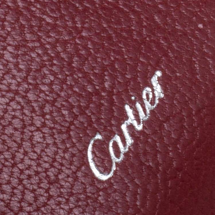 Pre Owned Cartier Red Leather iPhone Case