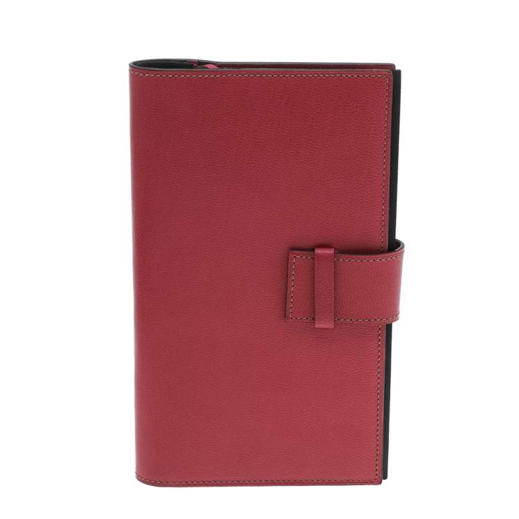 Pre Owned Cartier Fuschia Leather Les Must Notebook Cover