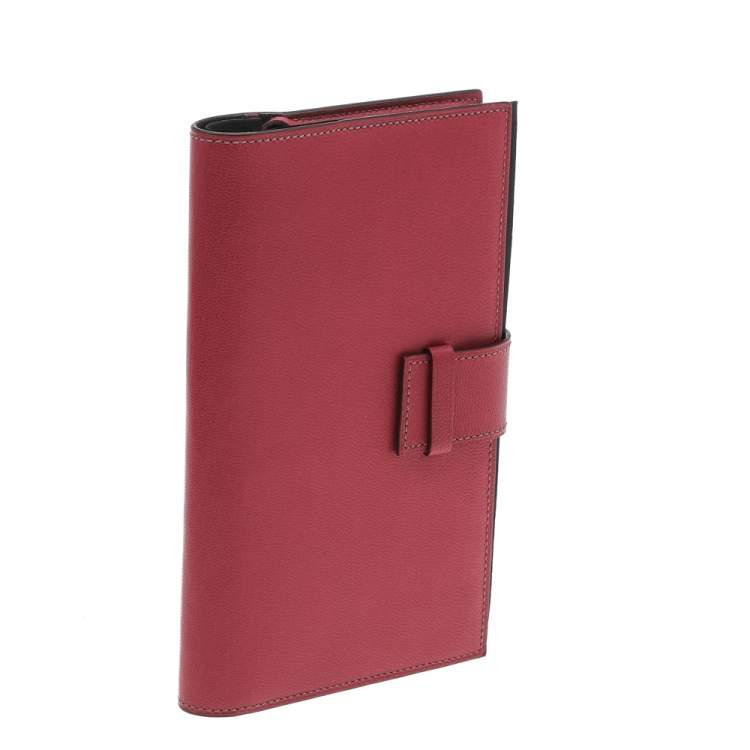 Pre Owned Cartier Fuschia Leather Les Must Notebook Cover
