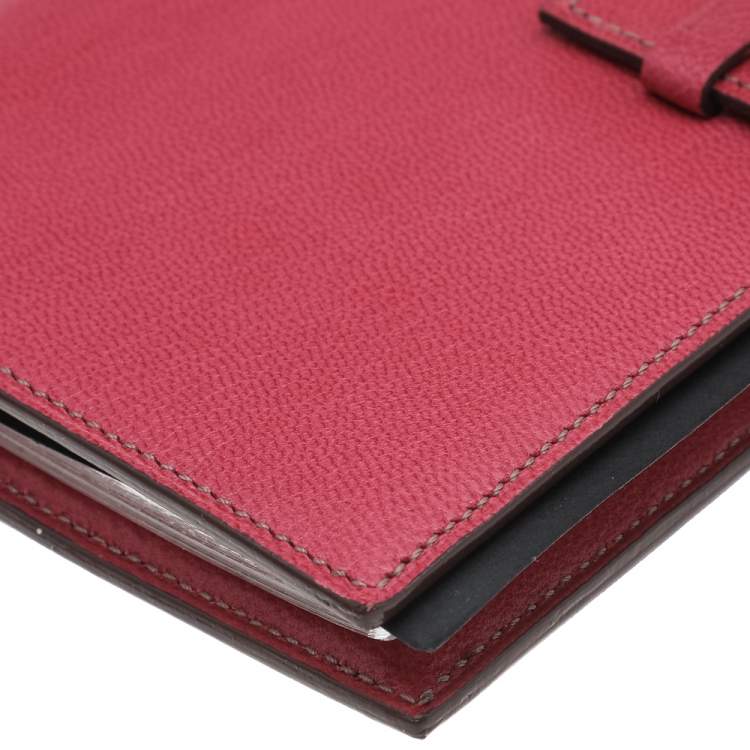 Pre Owned Cartier Fuschia Leather Les Must Notebook Cover