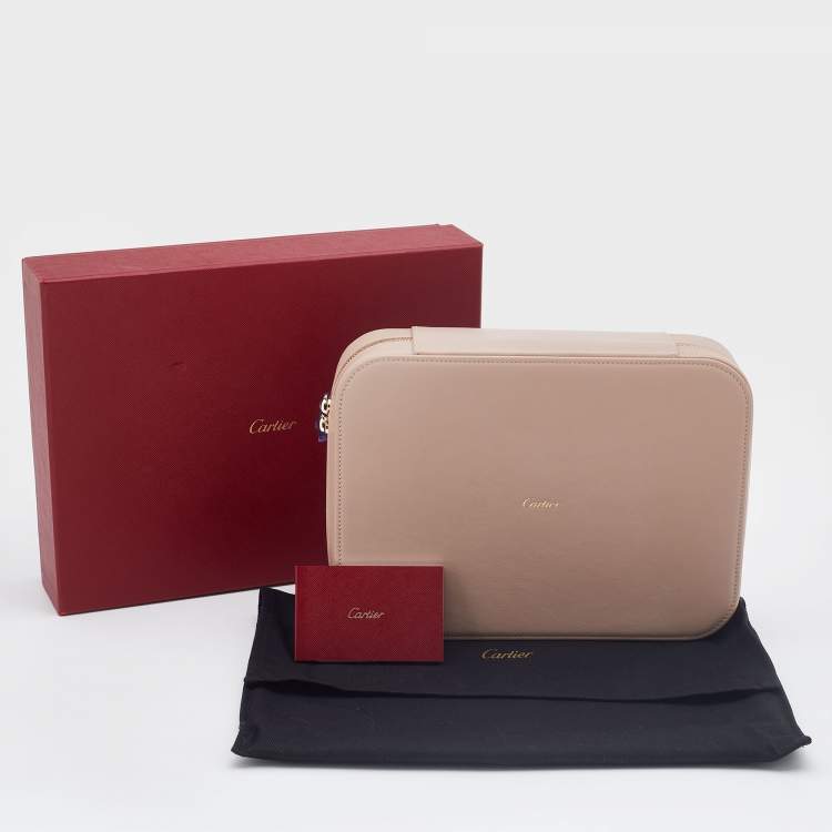Pre Owned Cartier Beige Diabolo de Cartier Jewelry Travel Box