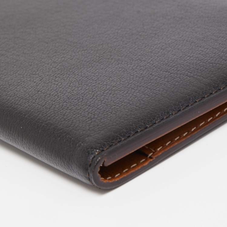 Pre Owned Cartier Black Leather Passport Holder