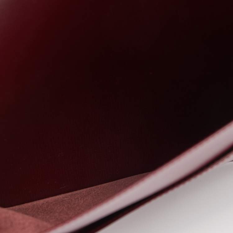 Pre Owned Cartier Burgundy Leather Must de Cartier Agenda Cover