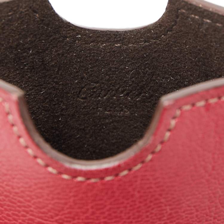 Pre Owned Cartier Pink Leather iPhone Case