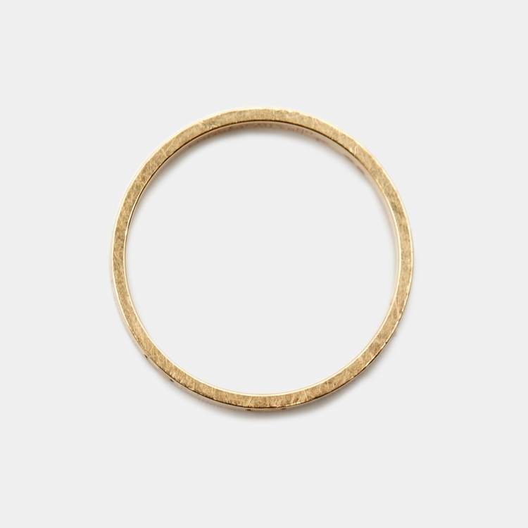 Pre Owned Cartier Love 18k Yellow Gold Wedding Band Ring Size 60