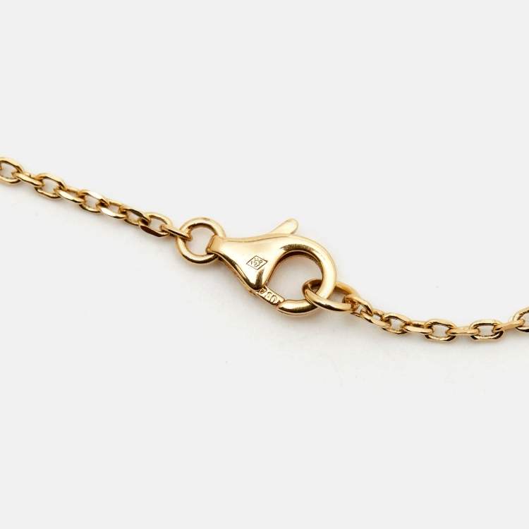 مملوكة مسبقًا Cartier Love Interlocking Loops 18k Yellow Gold Long Necklace