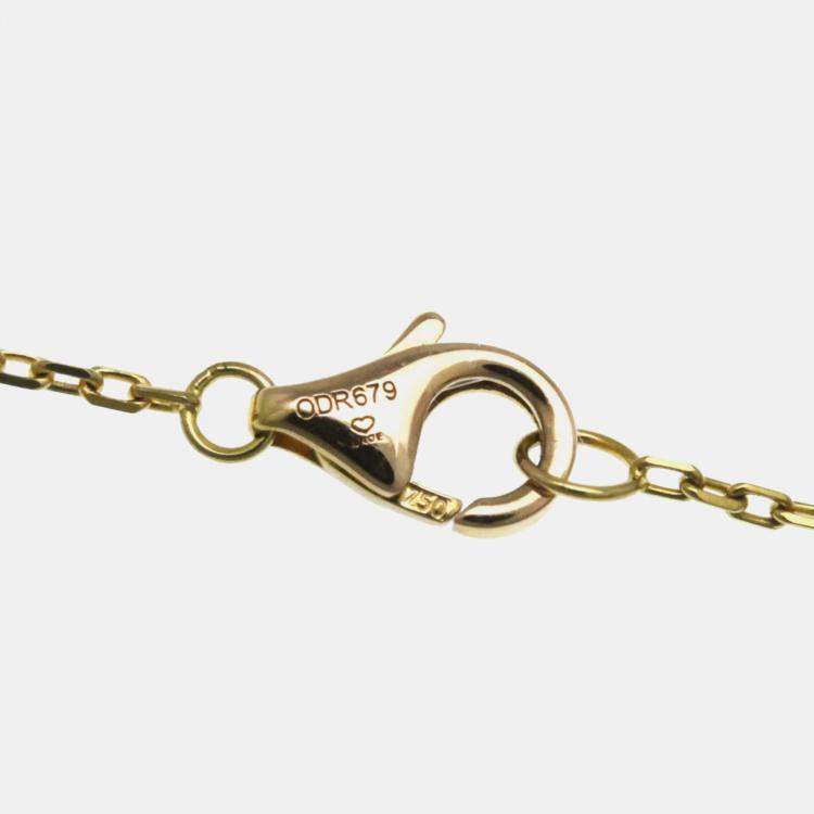 Pre Owned Cartier 18K Yellow, Rose, White Gold Trinity Pendant Necklace