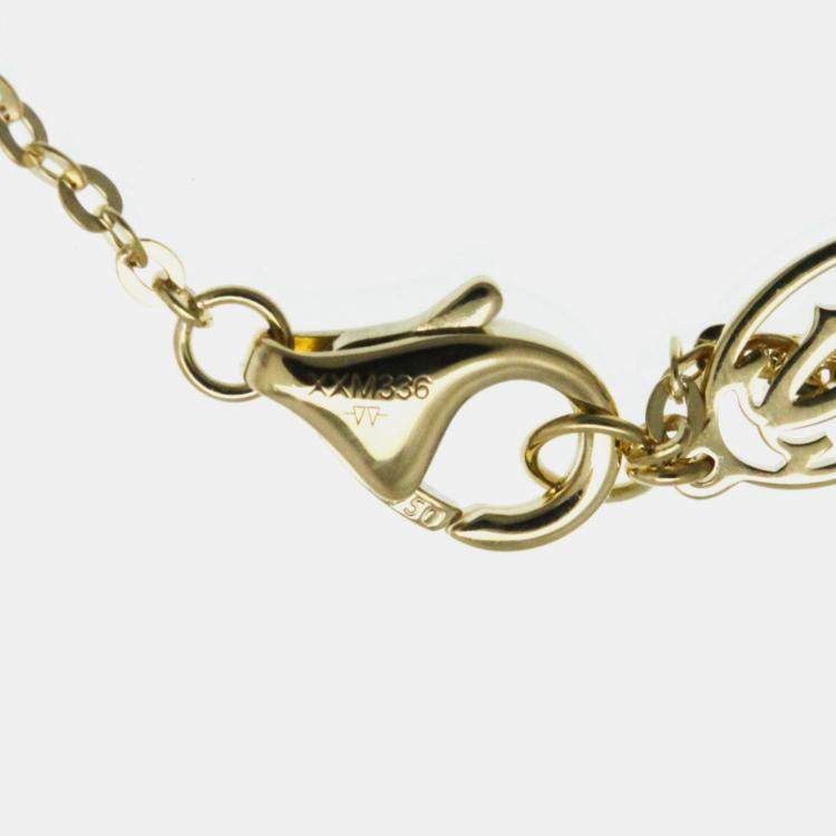Pre Owned Cartier 18K Pink Gold White Gold Trinity Necklace