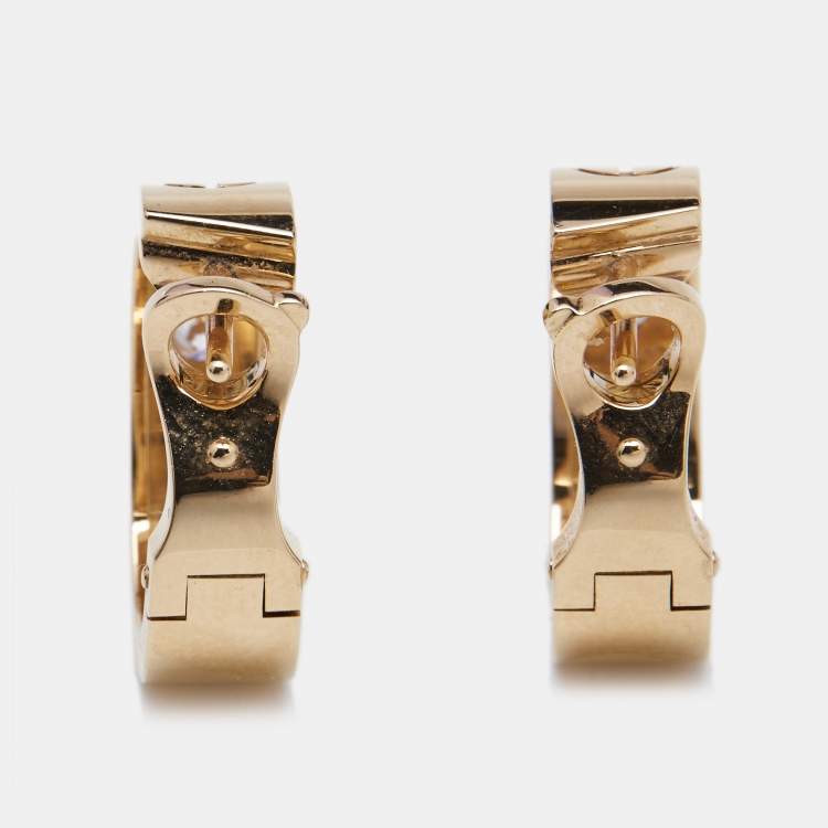 مملوكة مسبقًا Cartier Love Diamond 18k Rose Gold Earrings