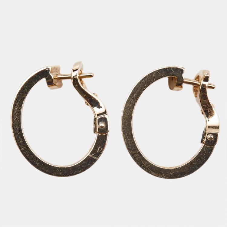مملوكة مسبقًا Cartier Love Diamond 18k Rose Gold Earrings