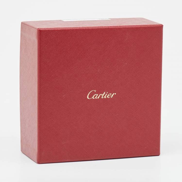 Pre Owned Cartier Love 18k Rose Gold Wedding Band Ring Size 56