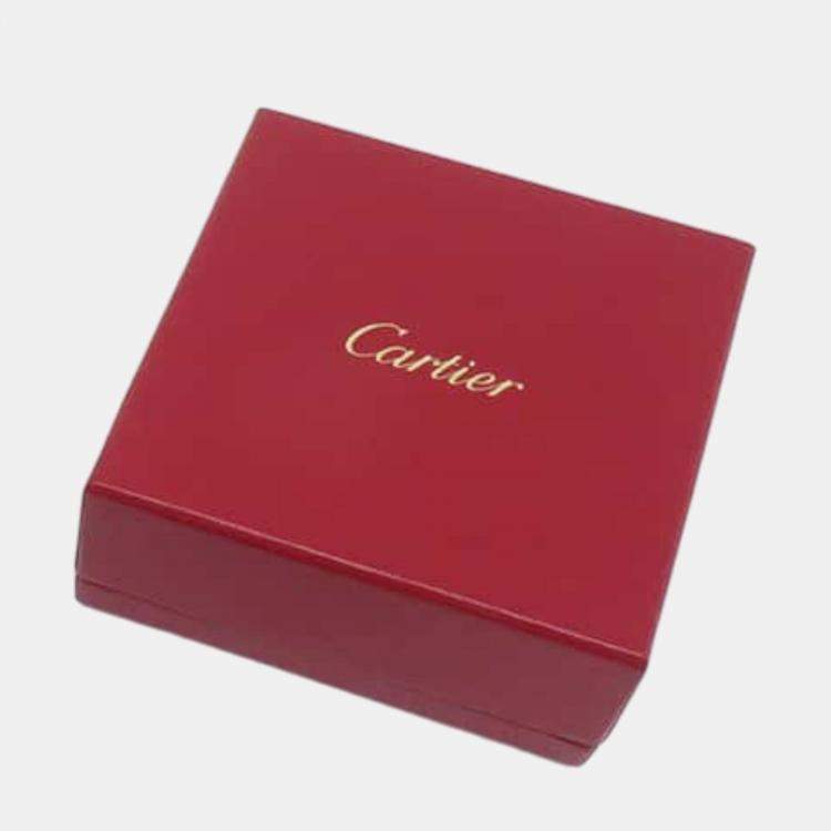 Pre Owned Cartier 18K Rose Gold, Diamond and Sapphire Diamant Chain Necklace