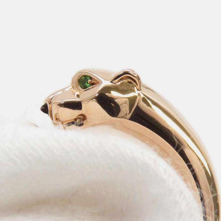 Pre Owned Cartier 18K Rose Gold Panthere de Cartier Ring EU 49