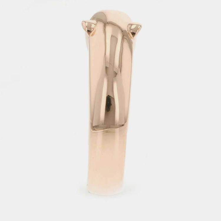 Pre Owned Cartier 18K Rose Gold Panthere de Cartier Ring EU 49