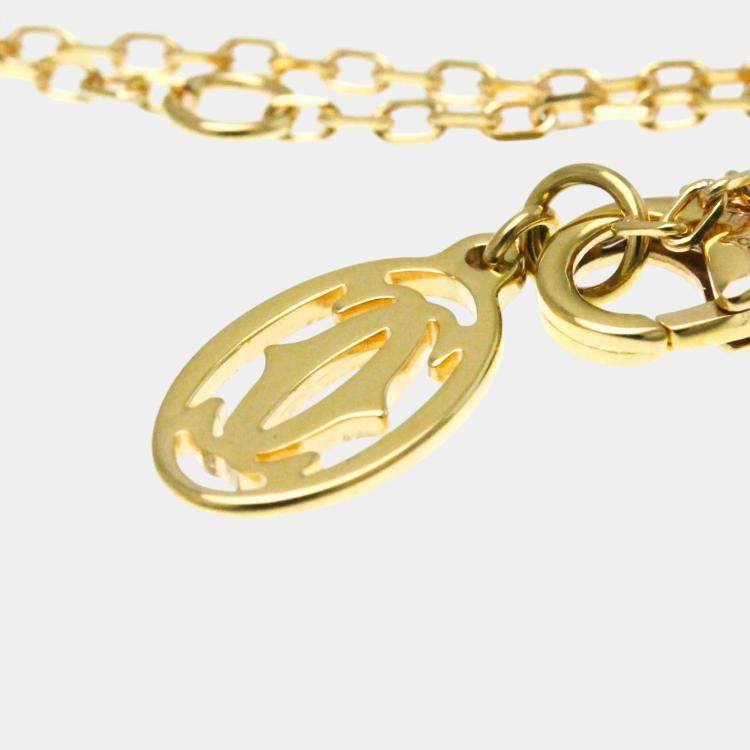 Pre Owned Cartier 18K Rose Gold and Diamond Diamants Légers de Cartier Pendant Necklace