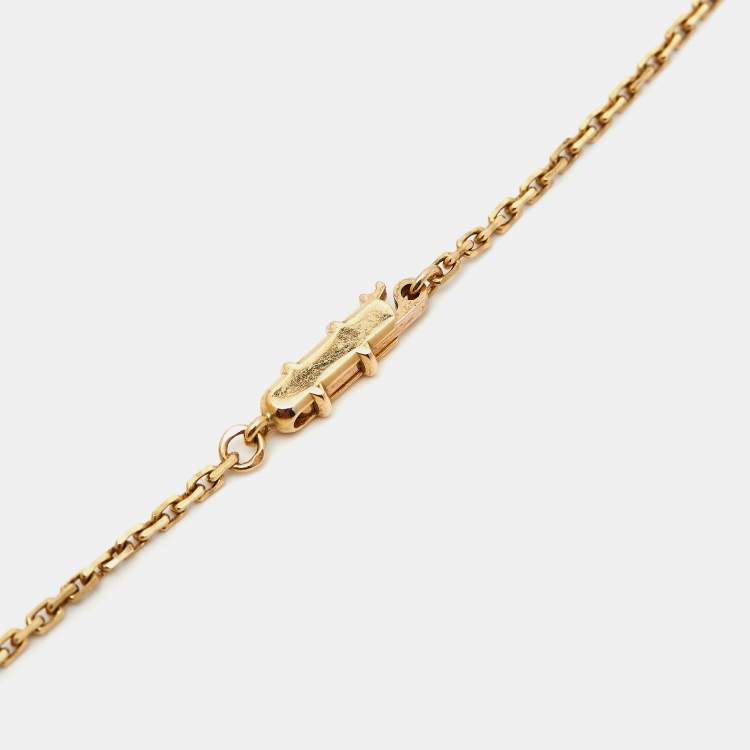 مملوكة مسبقًا Cartier Love Diamonds 18k Yellow Gold Necklace