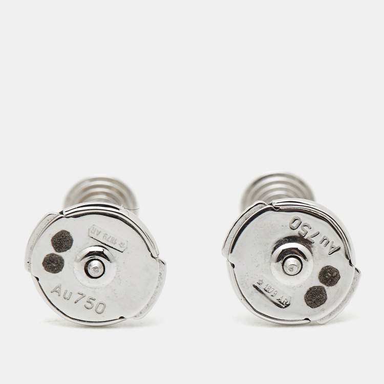 مملوكة مسبقًا Cartier d'Amour Diamonds 18k White Gold Small Model Earrings