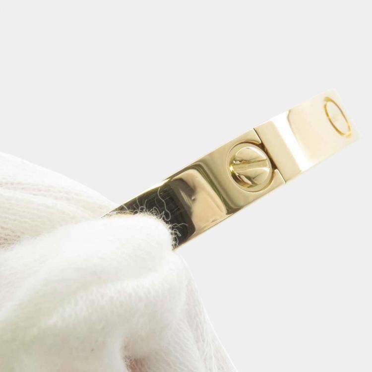 Pre Owned Cartier 18K Yellow Gold and Diamond Love Bracelet