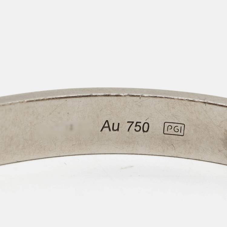 Pre Owned Cartier Love 18k White Gold Bracelet 16