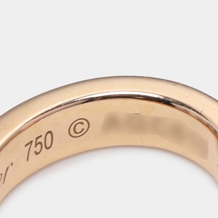 Pre Owned Cartier Love 18k Rose Gold Earrings