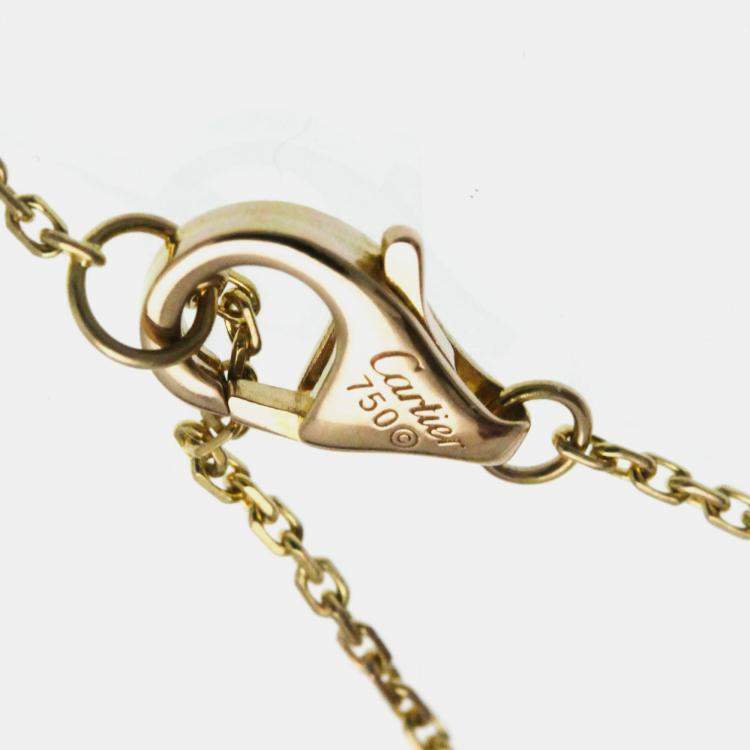 Pre Owned Cartier 18K Yellow Gold, Rose Gold, White Gold Trinity Bracelet