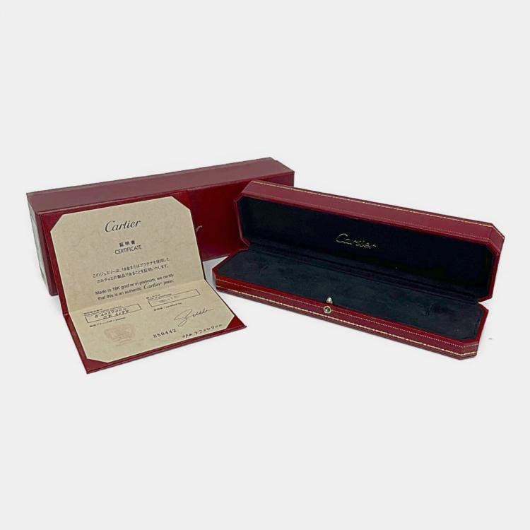 Pre Owned Cartier 18K Pink Gold D'amour Pink Sapphire Bracelet