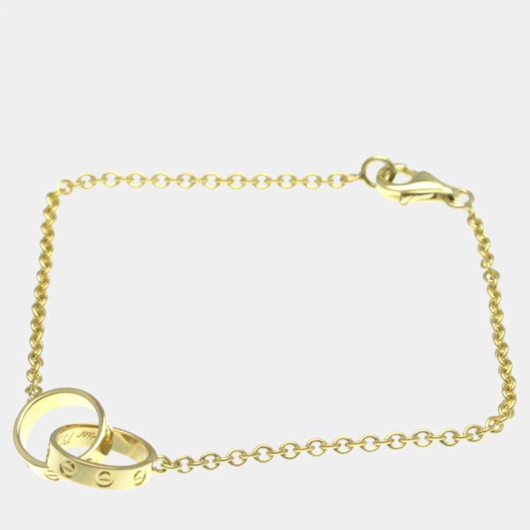 Pre Owned Cartier 18K Yellow Gold Love Chain Bracelet