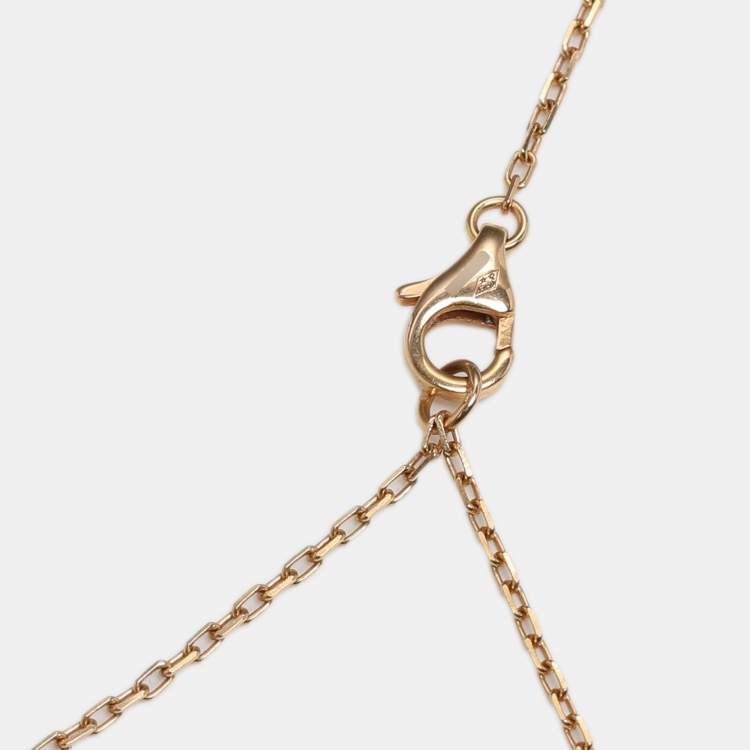 مملوكة مسبقًا Cartier d'Amour Pink Sapphire 18k Rose Gold Necklace
