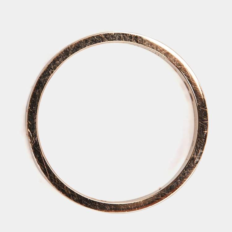Pre Owned Cartier Love 18k Rose Gold Small Model Wedding Band Ring Size 50