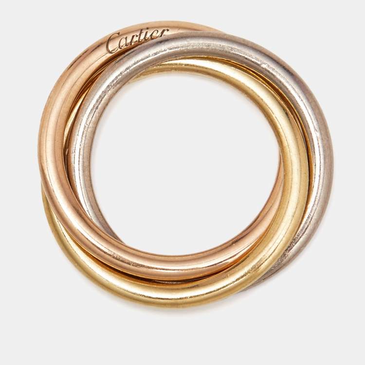 Pre Owned Cartier Trinity 18k Three Tone Gold Pendant