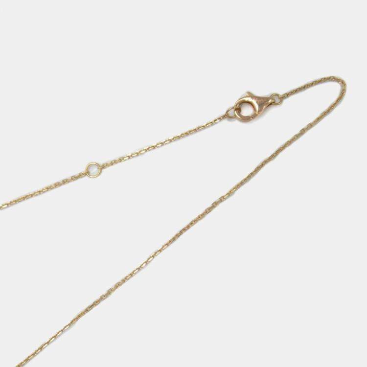 Pre Owned Cartier 18K Rose Gold, Diamond Etincelle de Cartier Necklace