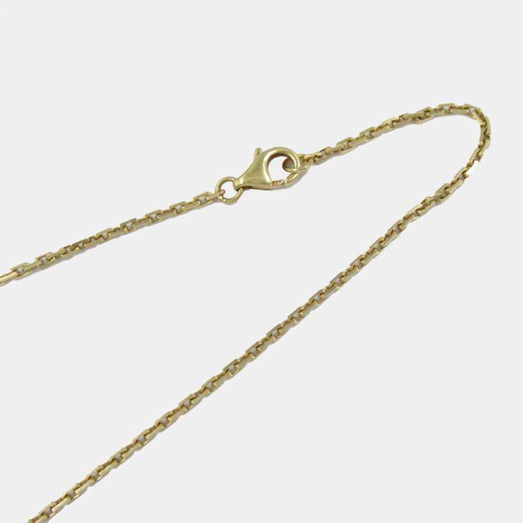 Pre Owned Cartier 18K Yellow Gold Baby Love Diamond Necklace