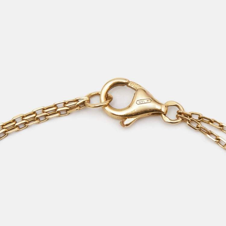 Pre Owned Cartier Love Diamond 18k Yellow Gold Bracelet