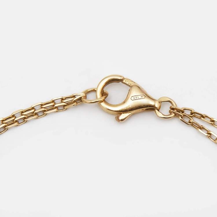 Pre Owned Cartier Love Diamond 18k Yellow Gold Bracelet