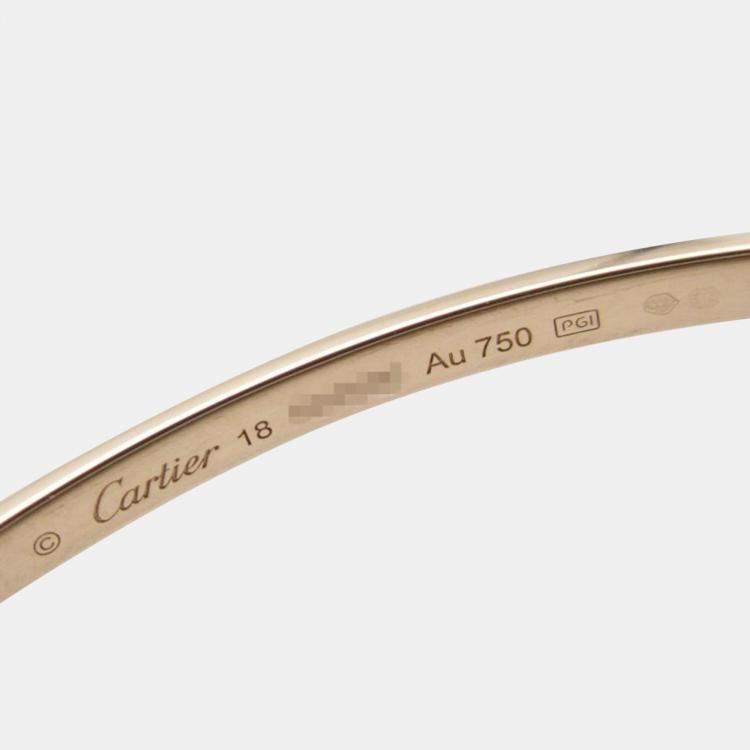 Pre Owned Cartier 18K Yellow Gold, Rose Gold, White Gold Trinity Bracelets