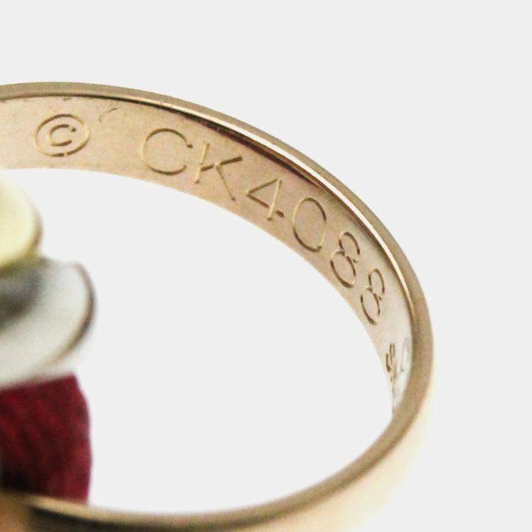 Pre Owned Cartier 18K Yellow Gold, Rose Gold, White Gold Trinity Cord Bracelet