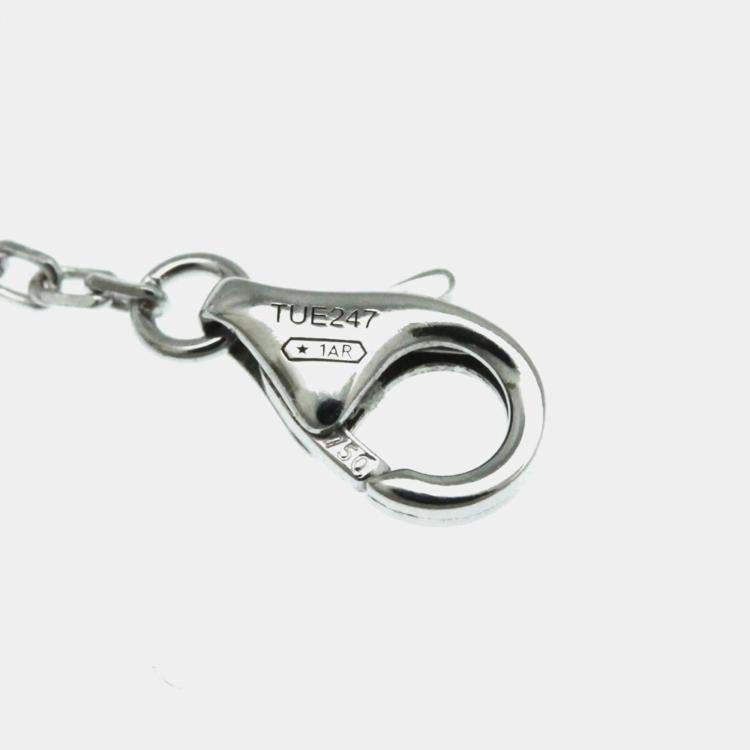 Pre Owned Cartier 18K White Gold Diamond XS D'Amour Bracelet