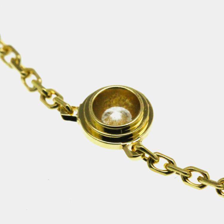 Pre Owned Cartier 18K Yellow Gold Diamond D'Amour Pendant Necklace