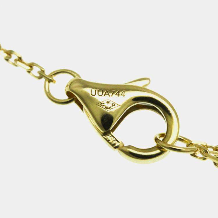 Pre Owned Cartier 18K Yellow Gold Diamond D'Amour Pendant Necklace