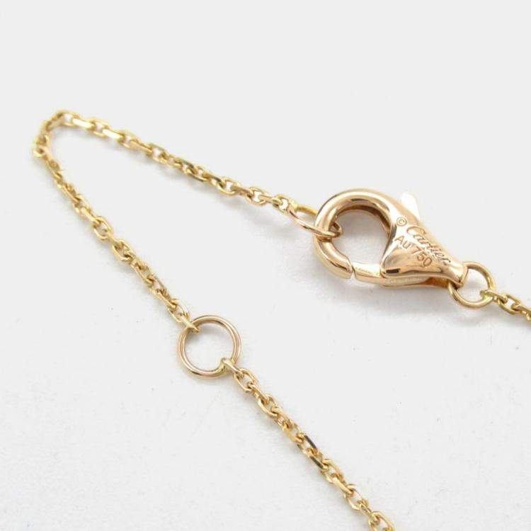 مملوكة مسبقًا Cartier Amulette De Cartier 18K Rose Gold,Diamond and Opal Pendant Necklace