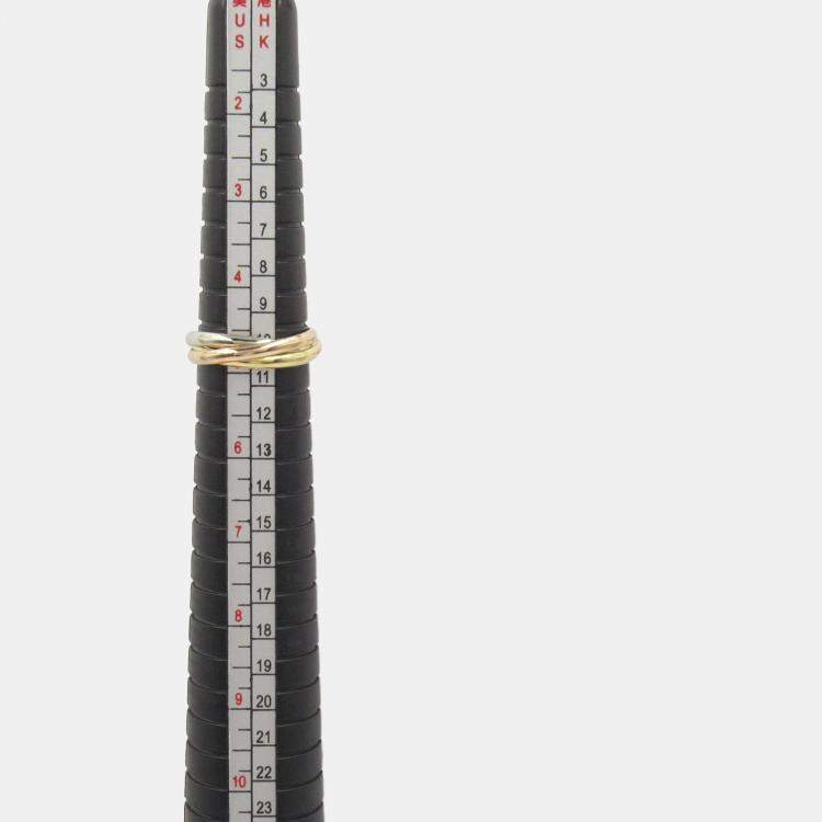 Pre Owned Cartier Trinity 18K Yellow, Rose, White Gold Band Ring EU 49