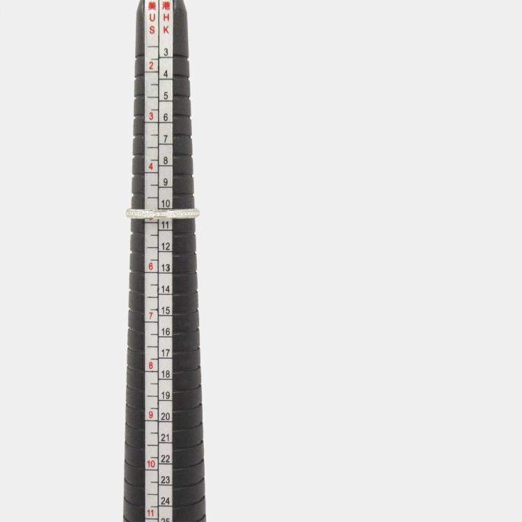 Pre Owned Cartier D'Amour Full Eternity Platinum Diamond Ring EU 49