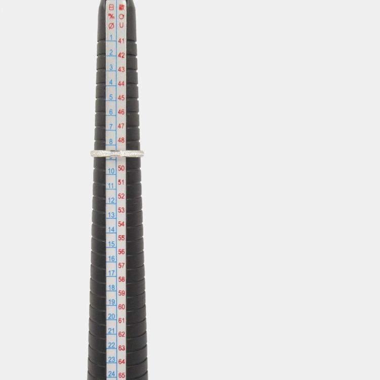 Pre Owned Cartier D'Amour Full Eternity Platinum Diamond Ring EU 49