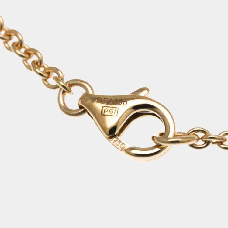 Pre Owned Cartier Love Interlocking 18K Yellow Gold Bracelet 