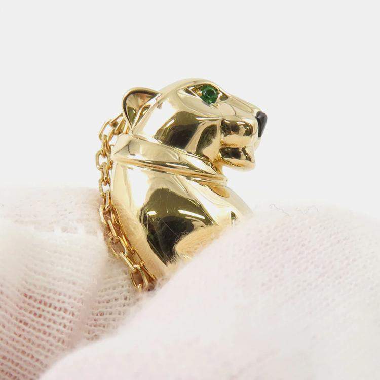 مملوكة مسبقًا Cartier Panthere De Cartier 18K Yellow Gold Pendant Necklace