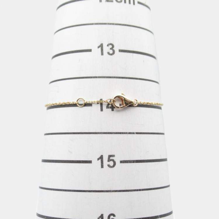 Pre Owned Cartier Amulette De Cartier 18K Rose Gold, Diamond, Onyx Chain Bracelet