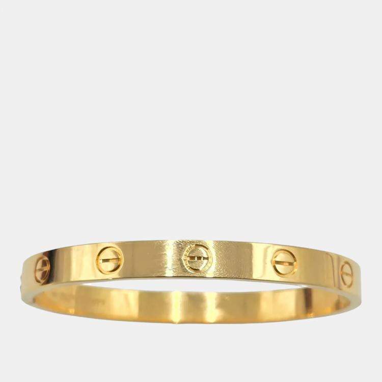 Pre Owned Cartier Love 18K Yellow Gold Bracelet
